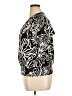 Nine West 100% Polyester Black Short Sleeve Blouse Size XL - photo 5