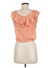 Mine 100% Cotton Orange Sleeveless Blouse Size M - photo 2
