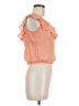 Mine 100% Cotton Orange Sleeveless Blouse Size M - photo 4