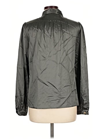 Diane von Furstenberg Long Sleeve Silk Top (view 2)