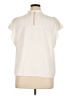 Nine West 100% Polyester Ivory Short Sleeve Blouse Size 0X - photo 2