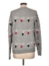 Cupcakes & Cashmere Polka Dots Gray Pullover Sweater Size L - photo 2