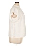 Nine West 100% Polyester Ivory Short Sleeve Blouse Size 0X - photo 4