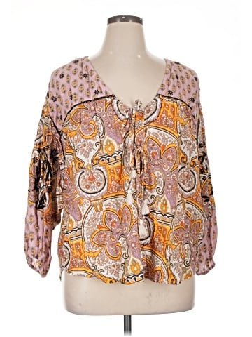 By Anthropologie 3/4 Sleeve Blouse (view 1)