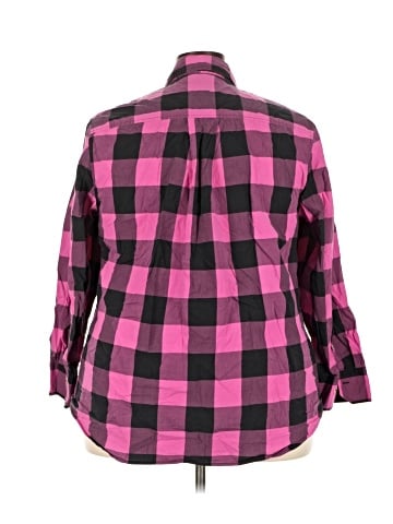 Lane Bryant 3/4 Sleeve Button-Down Shirt (view 2)