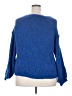 Free People Blue Pullover Sweater Size S - photo 2