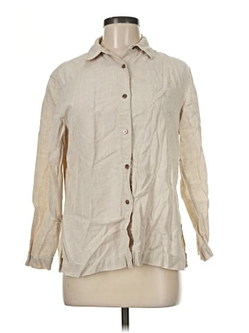 Kate Hill Long Sleeve Button-Down Shirt (view 1)