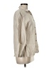 Kate Hill 100% Linen Tan Long Sleeve Button-Down Shirt Size M (petite) - photo 4