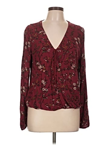 Mossimo Supply Co. Long Sleeve Blouse (view 1)