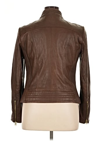 MICHAEL Michael Kors Leather Jacket (view 2)