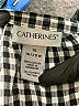 Catherines 100% Cotton Houndstooth Black 3/4 Sleeve Blouse Size 1X - photo 7