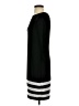 Chaps Stripes Black Casual Dress Size S - photo 5