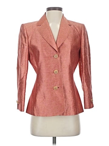 Dana Buchman Silk Blazer (view 1)