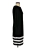 Chaps Stripes Black Casual Dress Size S - photo 4