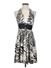 Marciano 100% Silk Animal Print Ivory Cocktail Dress Size S - photo 1