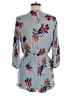 Blu Pepper 100% Rayon Floral Gray Romper Size M - photo 2