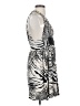 Marciano 100% Silk Animal Print Ivory Cocktail Dress Size S - photo 4