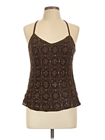 INC International Concepts Sleeveless Silk Top (view 1)
