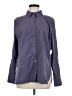 Athleta 100% Polyester Solid Purple Gray Long Sleeve Blouse Size M - photo 1