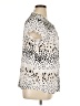 Dana Buchman Animal Print Ivory Short Sleeve Blouse Size XL - photo 4