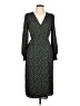Max Studio 100% Polyester Polka Dots Black Casual Dress Size L (estimated) - photo 1