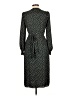 Max Studio 100% Polyester Polka Dots Black Casual Dress Size L (estimated) - photo 2