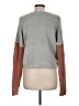 Lulus Color Block Gray Pullover Sweater Size M - photo 2