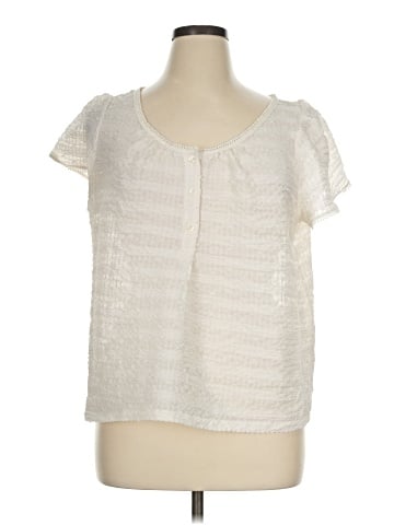 Max Studio Short Sleeve Blouse (view 1)