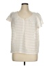 Max Studio Ivory Short Sleeve Blouse Size XL - photo 1