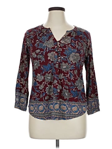 Lucky Brand 3/4 Sleeve Blouse (view 1)