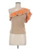 Left Coast by Dolan Orange Short Sleeve Top Size M - photo 1