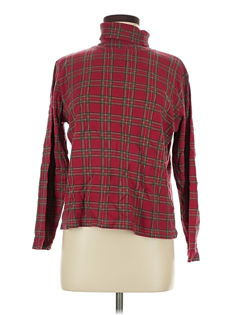 Pre-owned Studio Works Long Sleeve Turtleneck In Red
