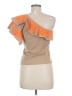 Left Coast by Dolan Orange Short Sleeve Top Size M - photo 2