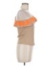 Left Coast by Dolan Orange Short Sleeve Top Size M - photo 4