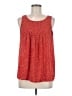 dalia 100% Polyester Red Sleeveless Blouse Size M - photo 1
