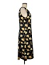 Perceptions Floral Yellow Casual Dress Size M - photo 4