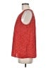 dalia 100% Polyester Red Sleeveless Blouse Size M - photo 5