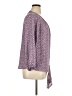West Kei 100% Polyester Purple 3/4 Sleeve Blouse Size XL - photo 4