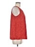 dalia 100% Polyester Red Sleeveless Blouse Size M - photo 4
