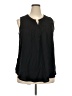 Merona 100% Polyester Black Sleeveless Blouse Size XXL - photo 1