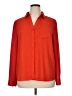 The Limited 100% Polyester Orange Long Sleeve Blouse Size XL - photo 1