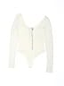 Alice + Olivia Ivory Bodysuit Size S - photo 2