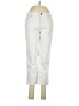 Earl Jean Solid White Casual Pants Size 8 - photo 1