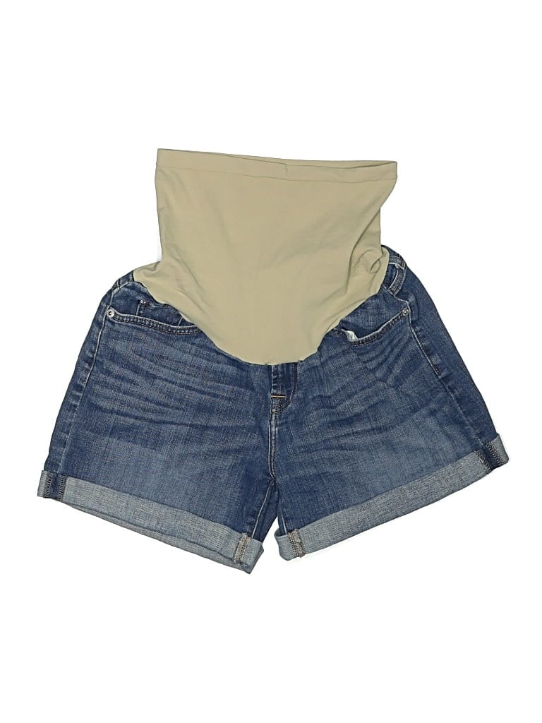Pre-owned 7 For All Mankind Denim Shorts In Blue