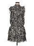 1.State 100% Polyester Animal Print Black Casual Dress Size L - photo 1