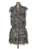 1.State 100% Polyester Animal Print Black Casual Dress Size L - photo 2