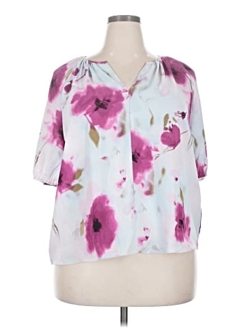 Simply Vera Vera Wang Short Sleeve Blouse (view 1)