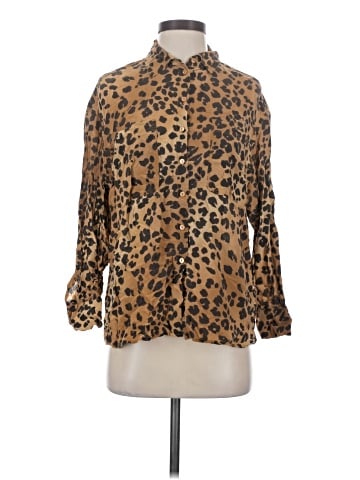 Los Angeles Atelier & Other Stories Long Sleeve Silk Top (view 1)