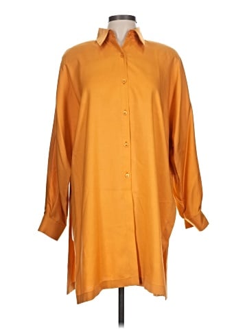 Linda Allard Ellen Tracy 3/4 Sleeve Silk Top (view 1)