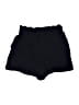 Pink Rose 100% Rayon Solid Black Shorts Size S - photo 1